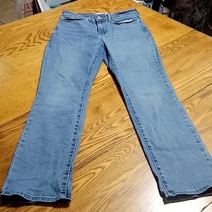 DENIZEN LEVI'S Jeans Womens 28 X 28 BLUE MMID RISE SLIM Denim Pants Preowned